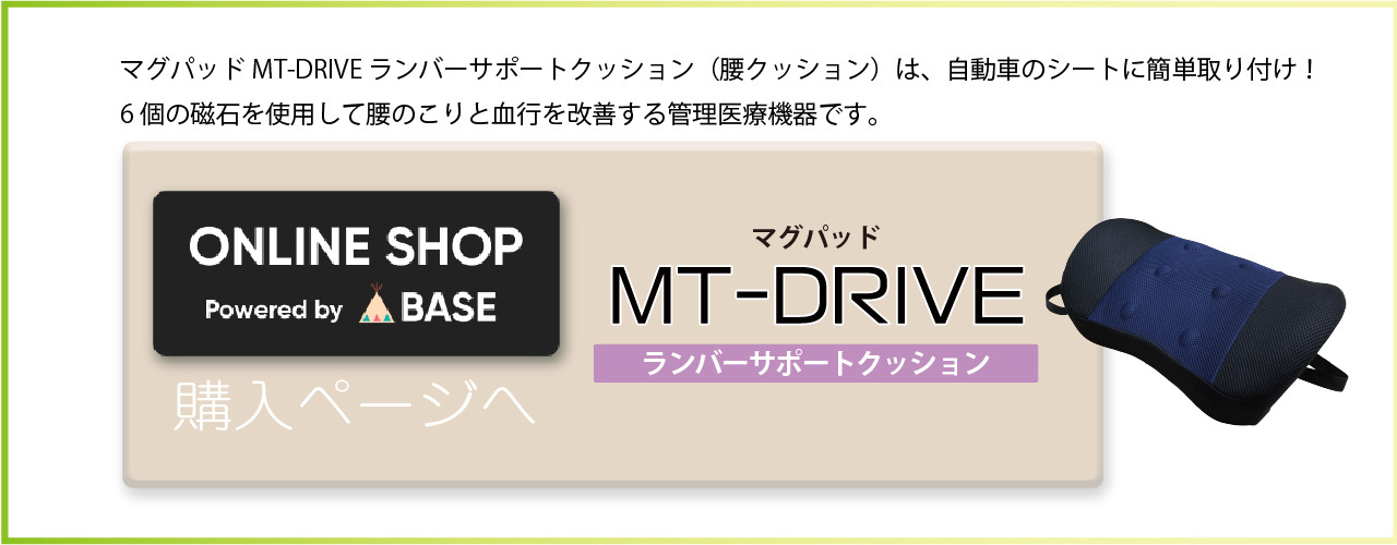 マグパッドMT-DRIVEランバーサポートクッション（腰クッション）購入