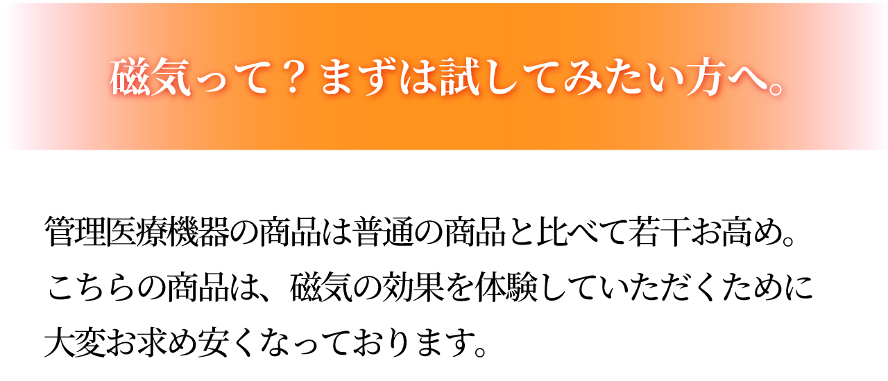 管理医療機器 磁気レッグウエアWISELEGダブルマグくつ下 まずは試してみたい方へ